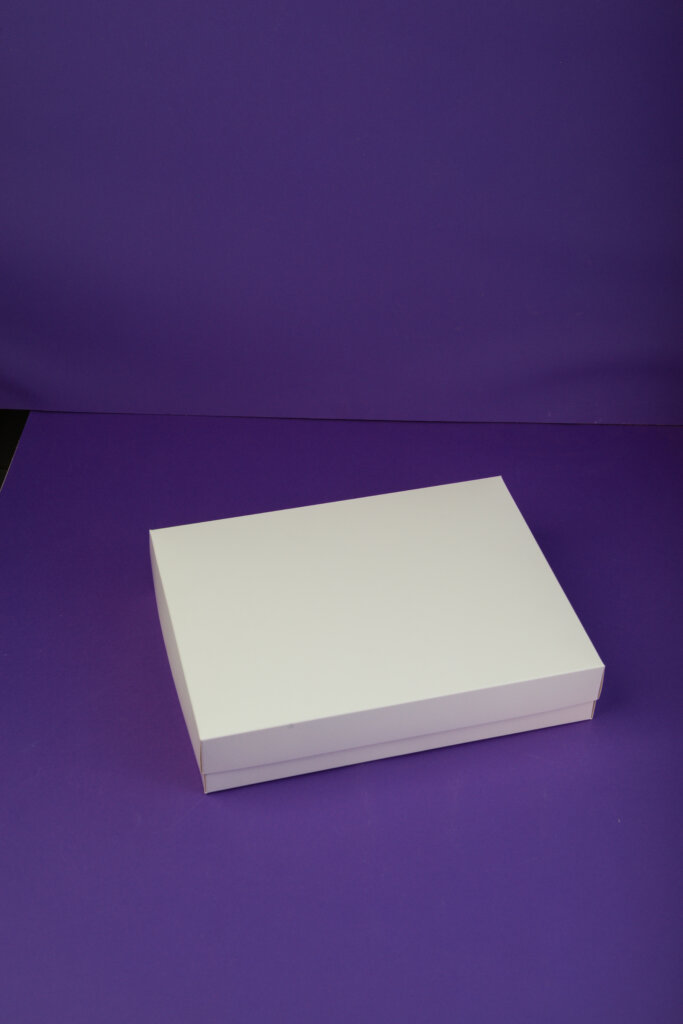 plain Top & Bottom white color box – The Shape Factory