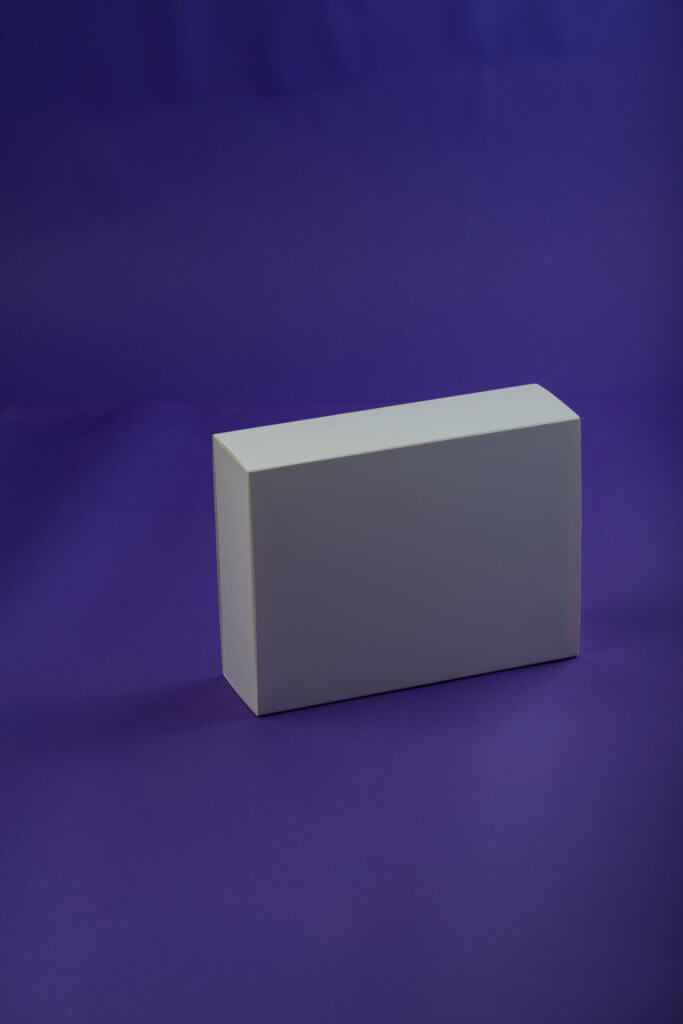 plain Sliding drawer white color box – The Shape Factory